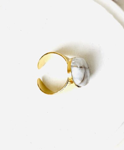 Bague ARIANA beige – Image 6