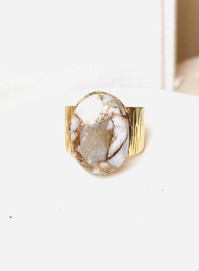 Bague ARIANA beige