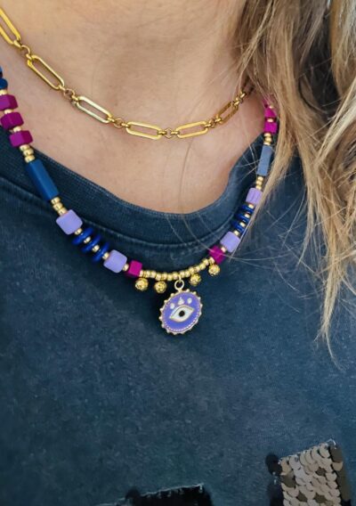 Collier ANAÏS violet