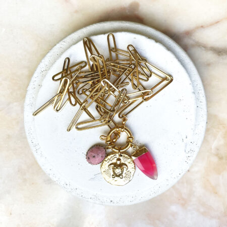 Sautoir ANASTASIA rose