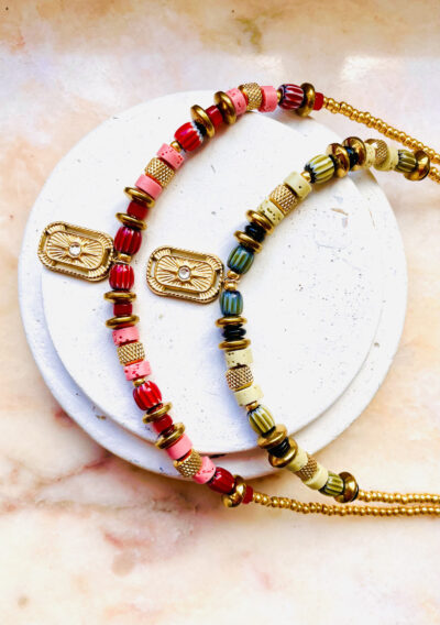 Collier BABYLONE rouge – Image 4