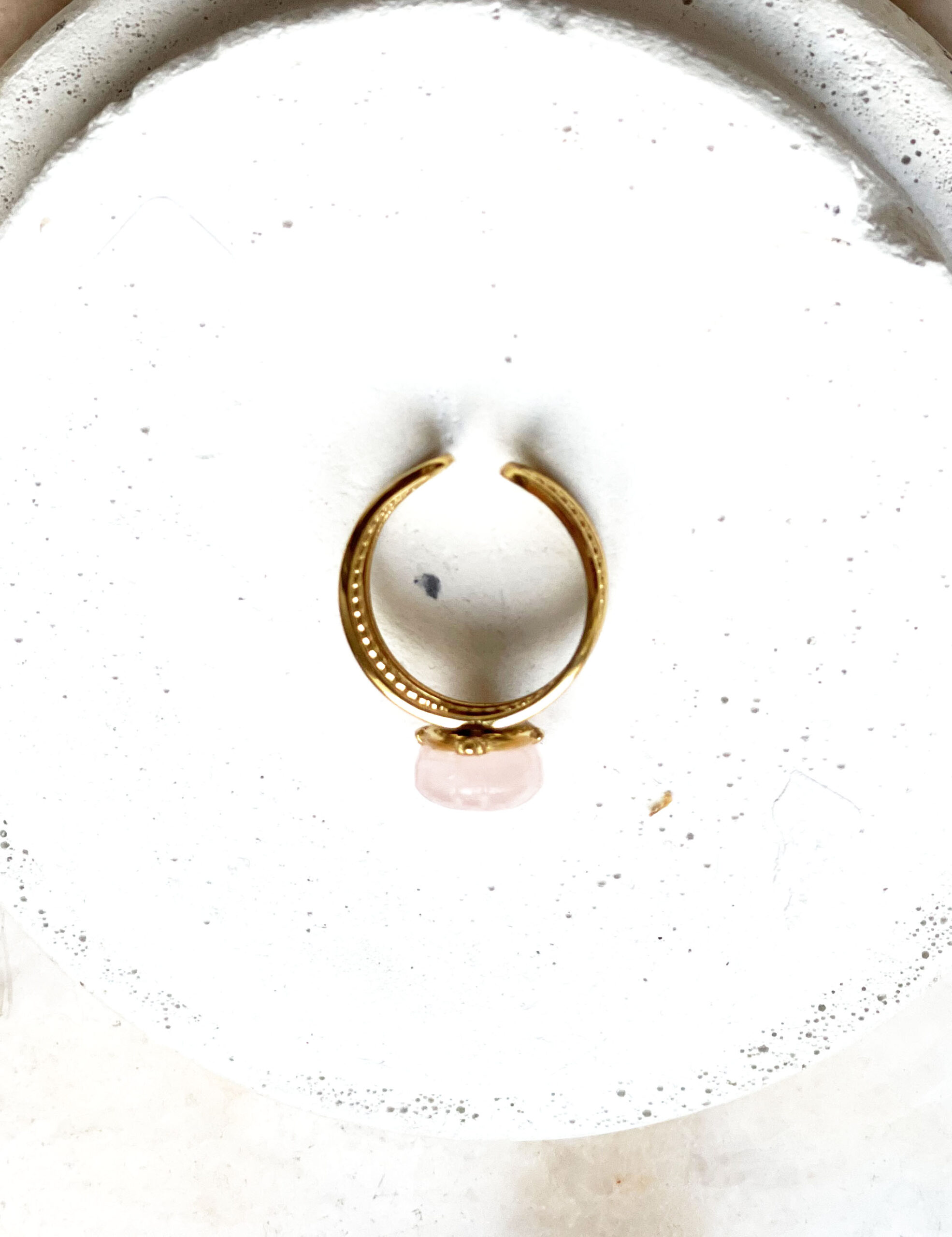 Bague SCARA quartz rose – Image 4