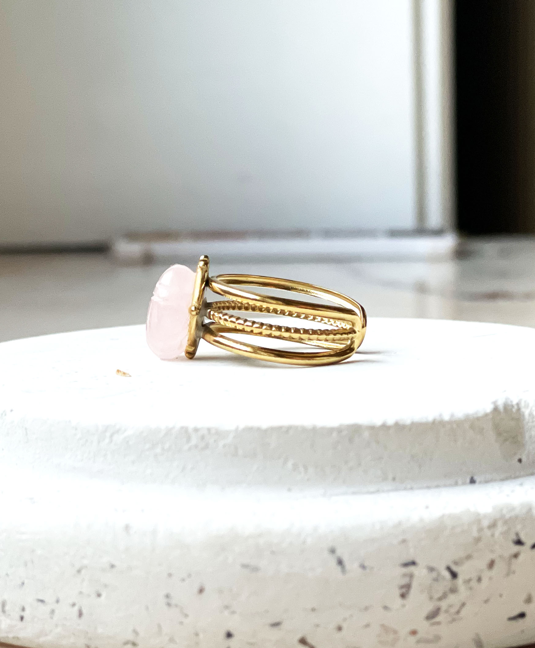 Bague SCARA quartz rose – Image 5