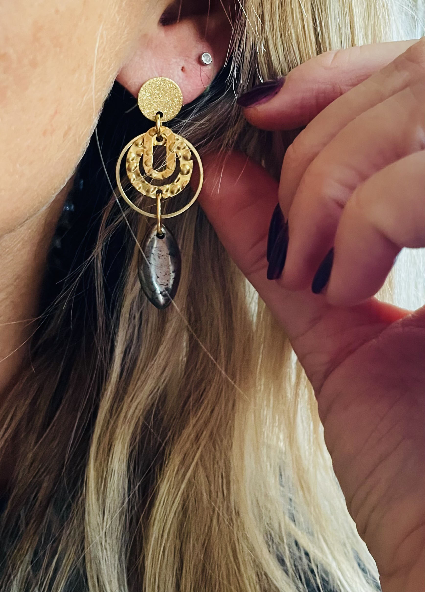 Boucles d'oreille CHARLOTTE – Image 2