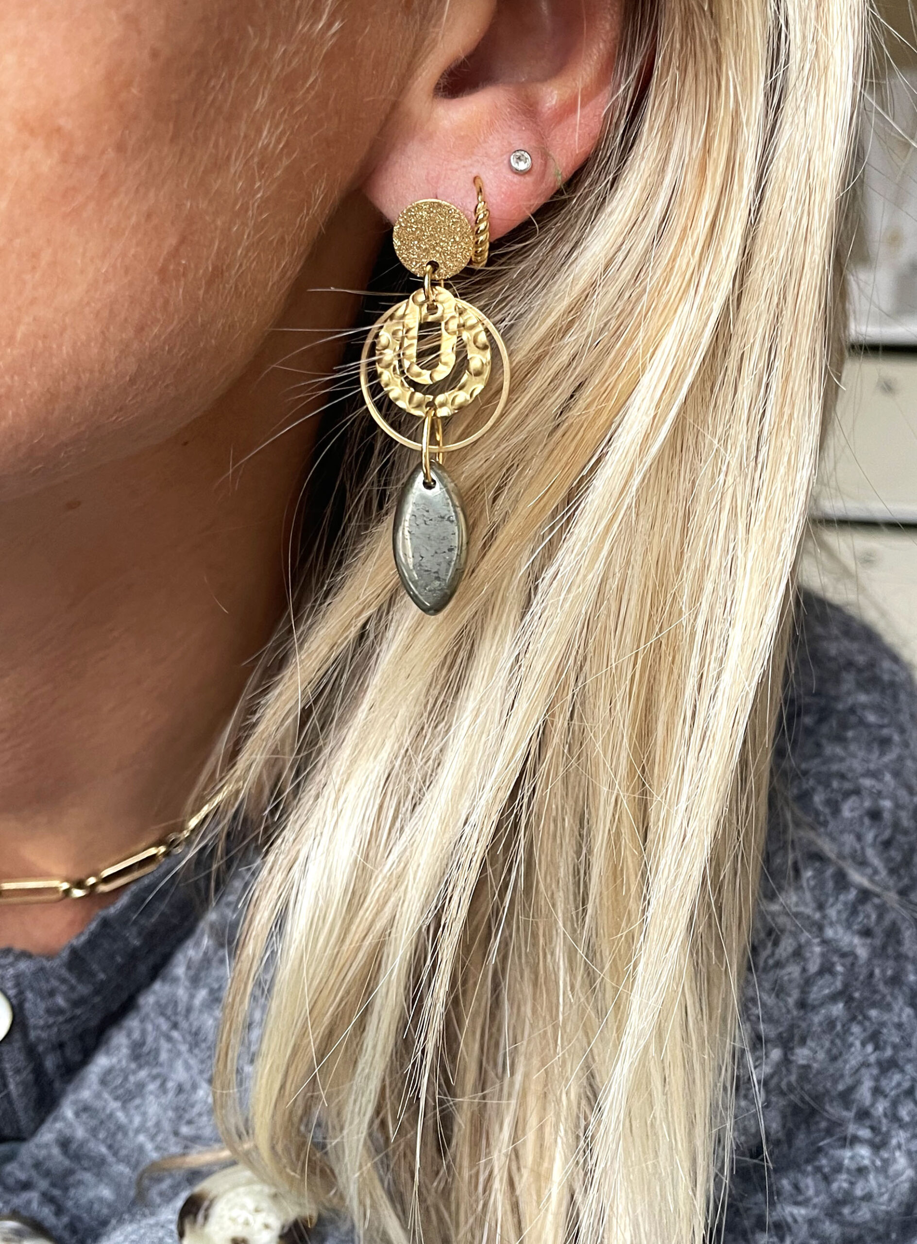 Boucles d'oreille CHARLOTTE – Image 3