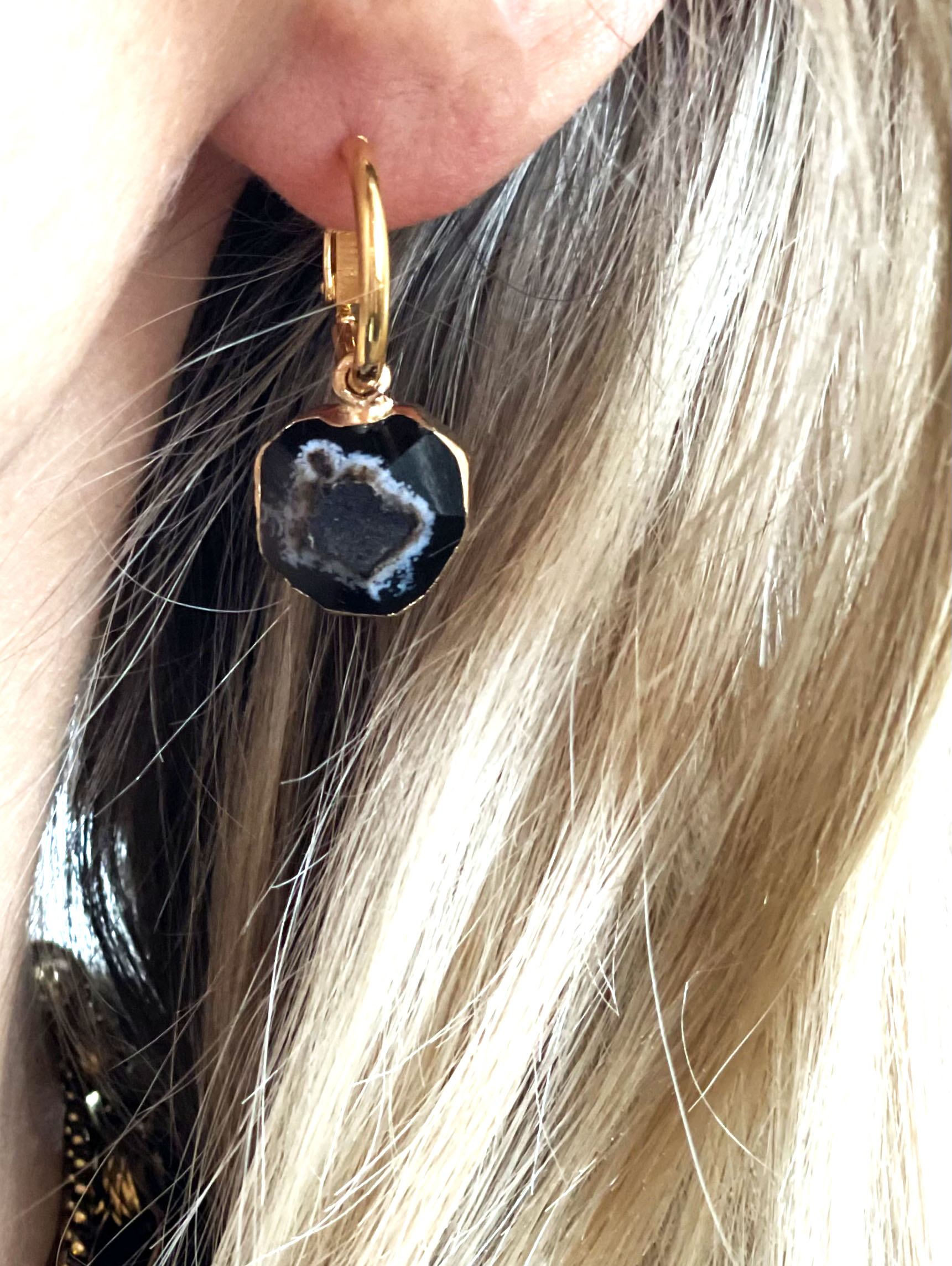 Créoles ARIA noires – Image 5