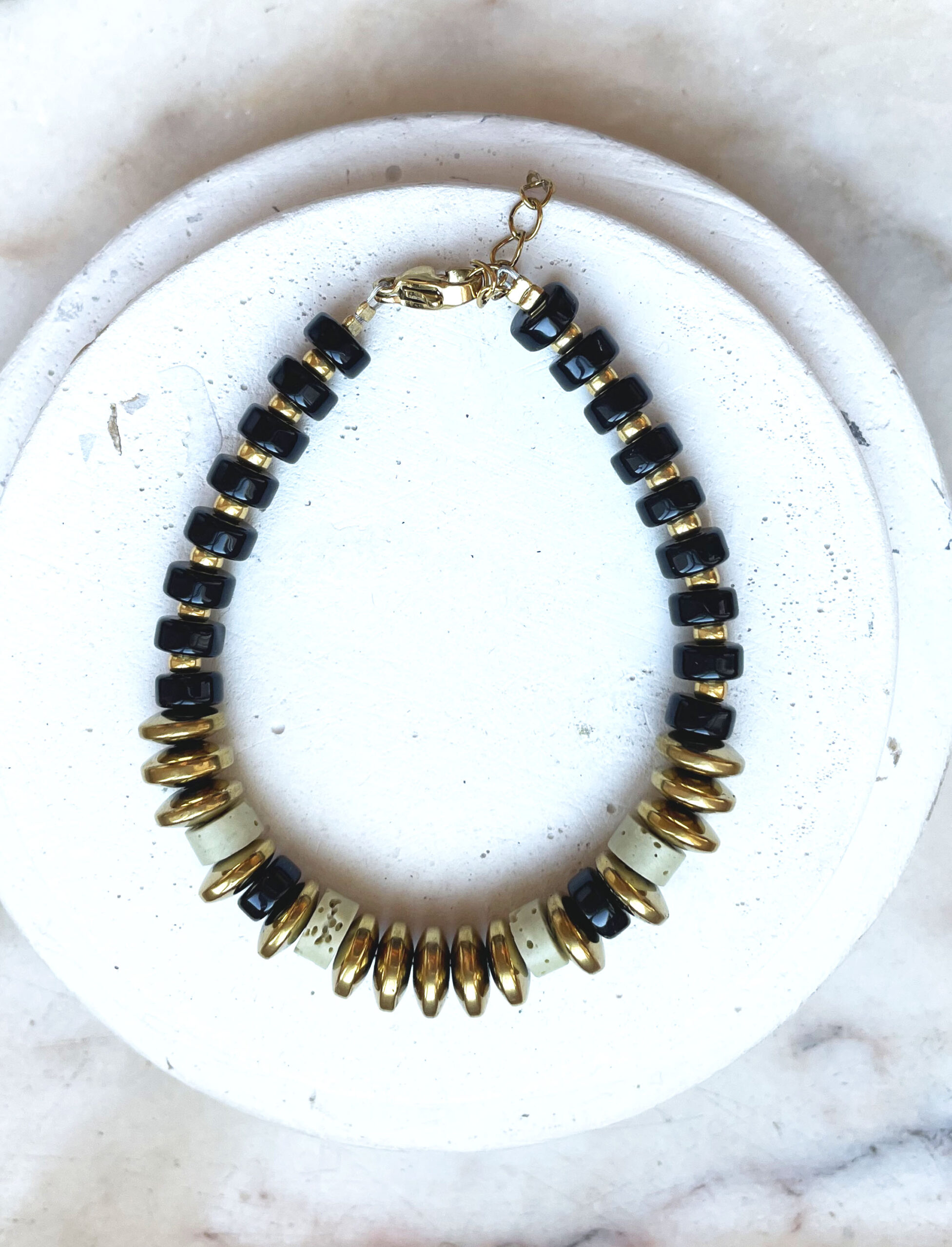 Bracelet CLEOPÂTRE noir