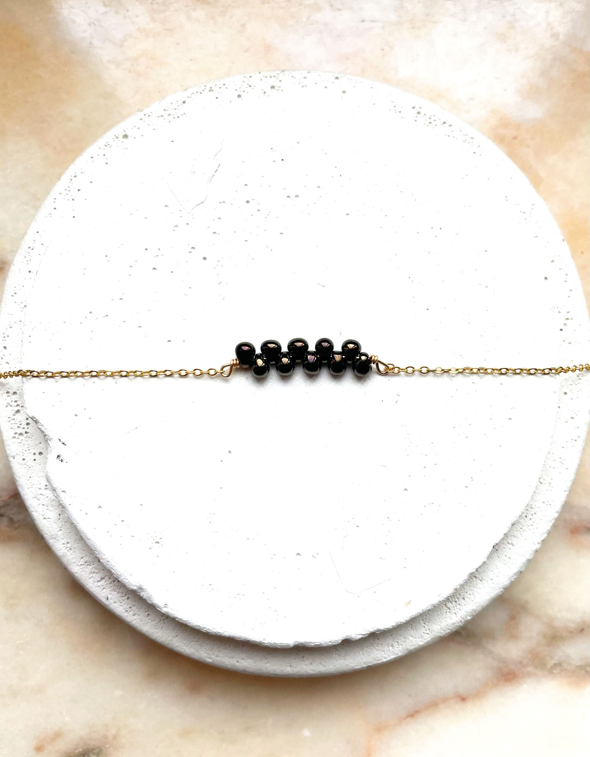 Bracelet GAELLE noir – Image 2