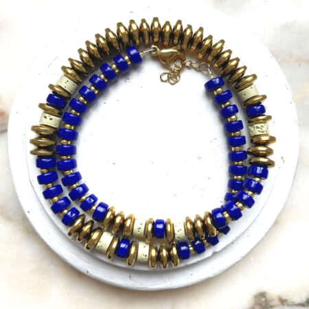 Collier CLEOPÂTRE bleu