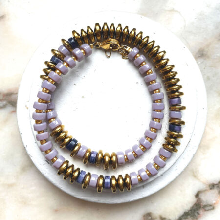 Collier CLEOPÂTRE parme