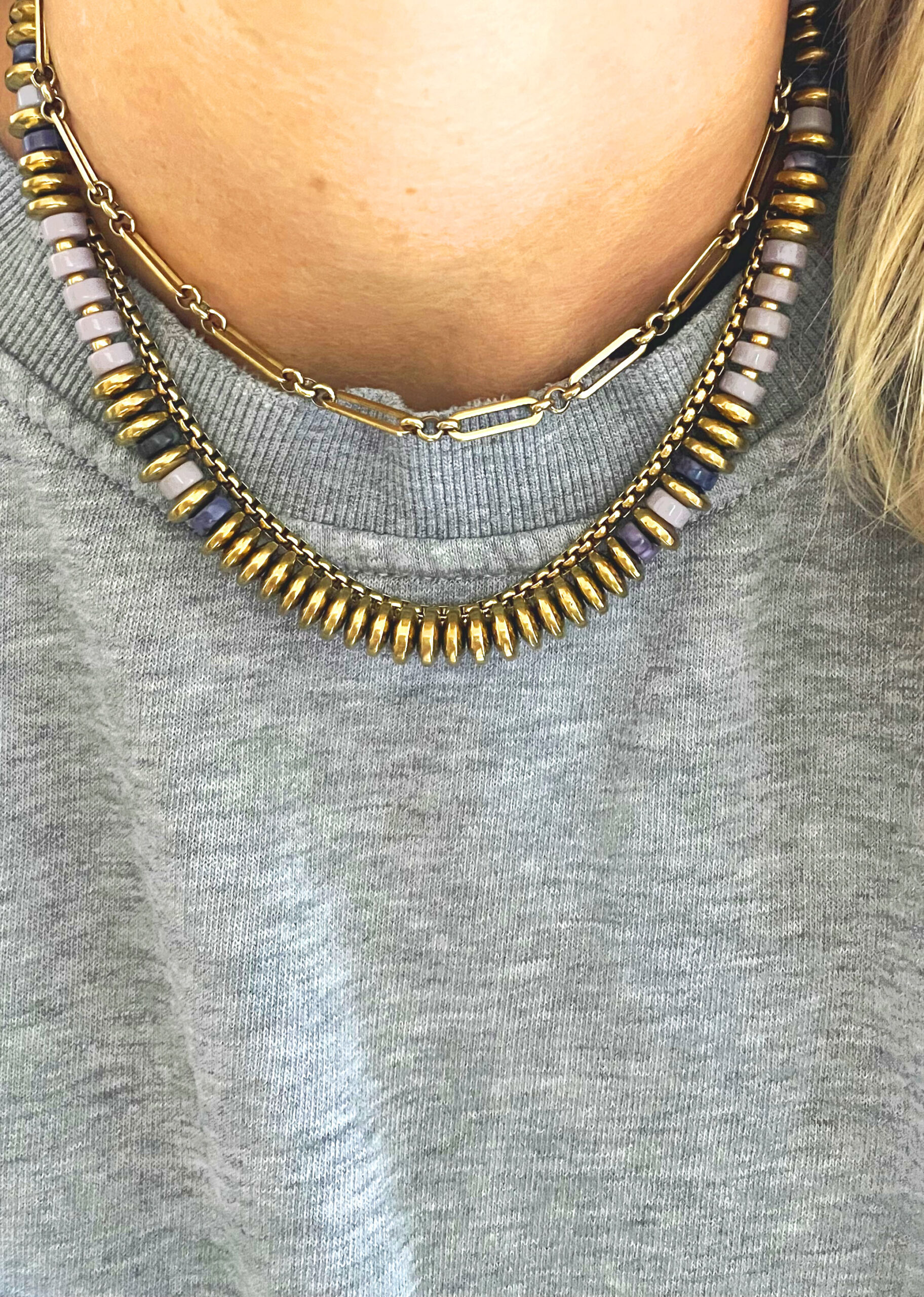 Collier CLEOPÂTRE parme – Image 7