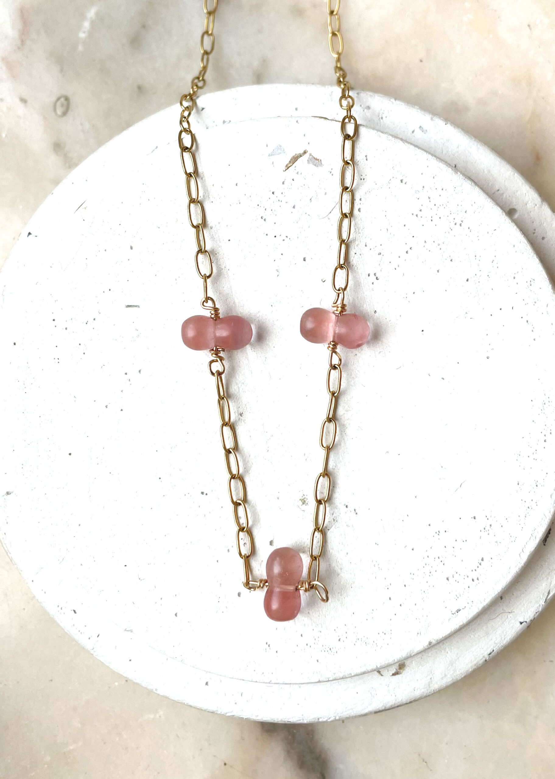 Collier CANDICE saumon – Image 3