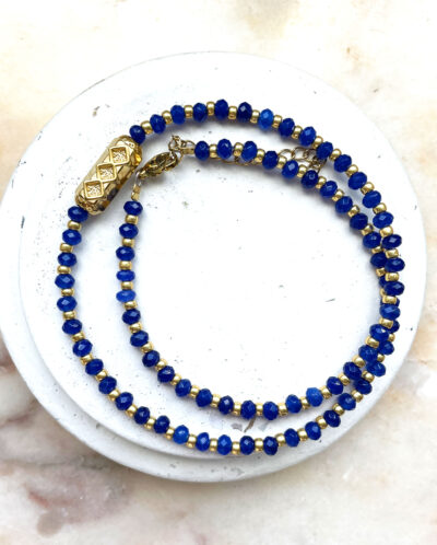 Collier OLA bleu