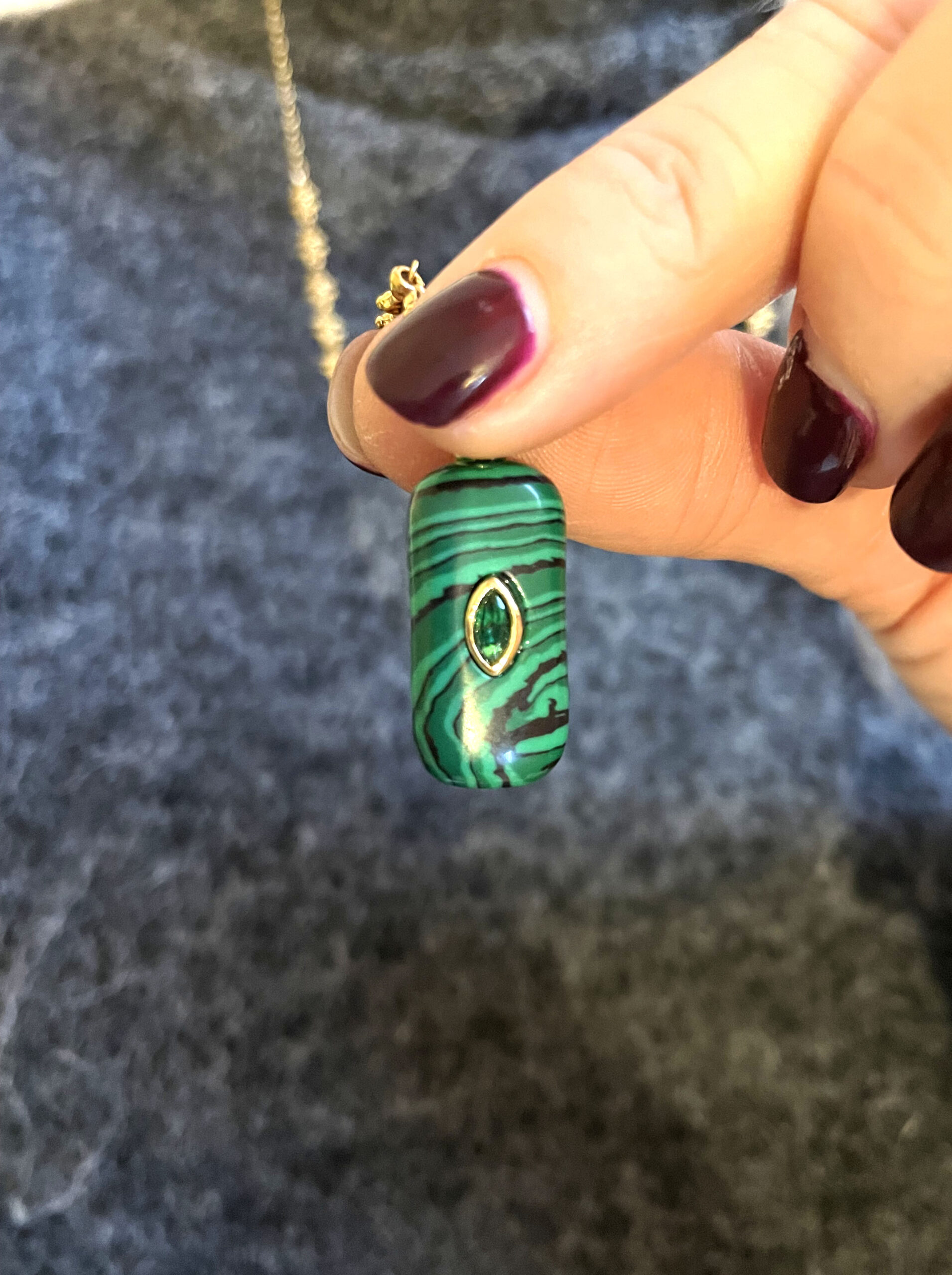 Collier ROSALIE vert – Image 3