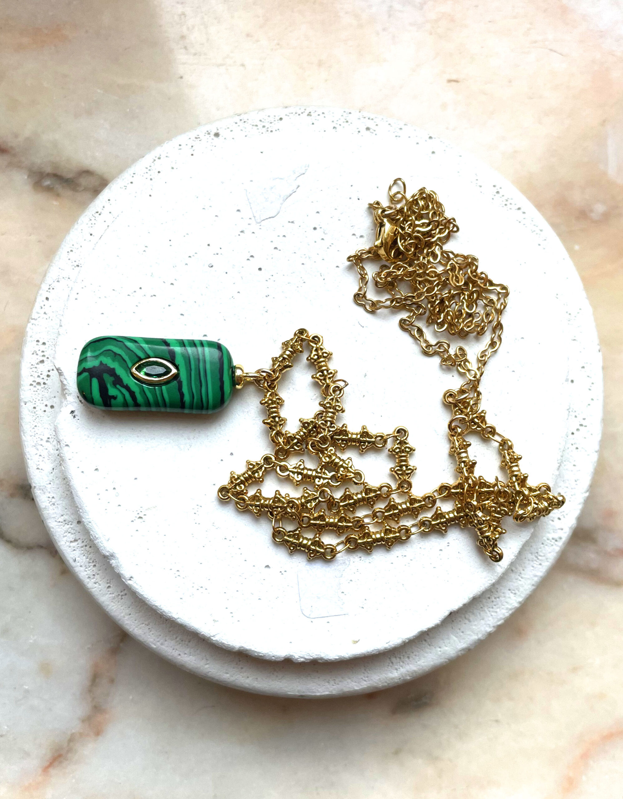 Collier ROSALIE vert – Image 4