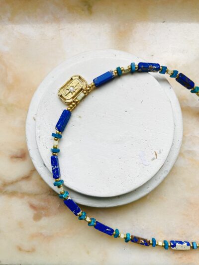 Collier ALESS bleu