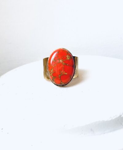 Bague ARIANA orange