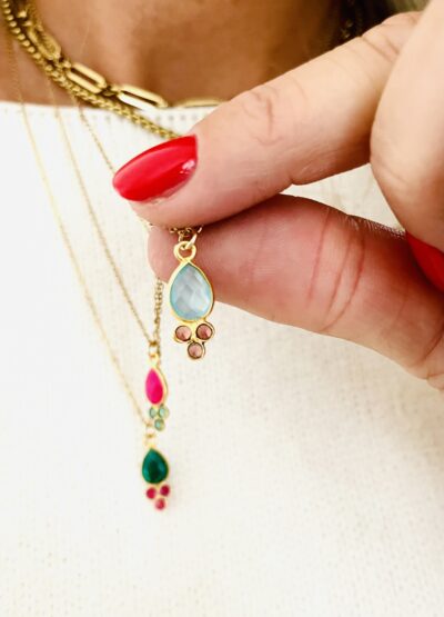 Collier ROSE turquoise – Image 3