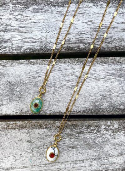 Collier AICHA vert – Image 4