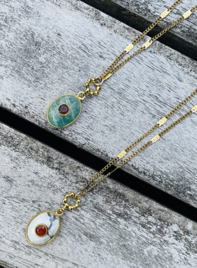 Collier AICHA vert – Image 5