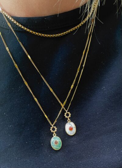 Collier AICHA vert – Image 6