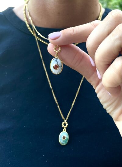 Collier AICHA blanc
