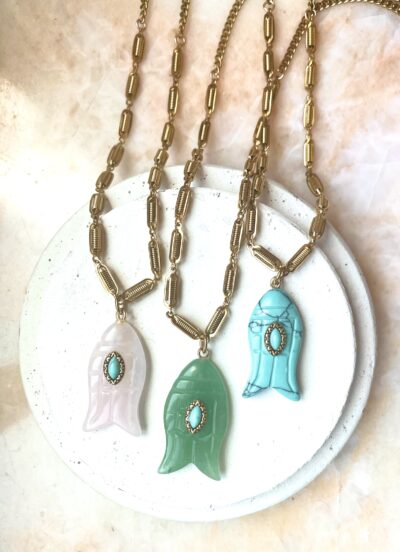 Collier DORIS vert – Image 3