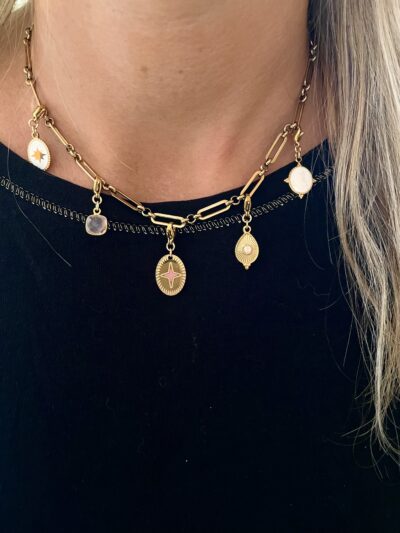 Pendentif LEA rose – Image 2