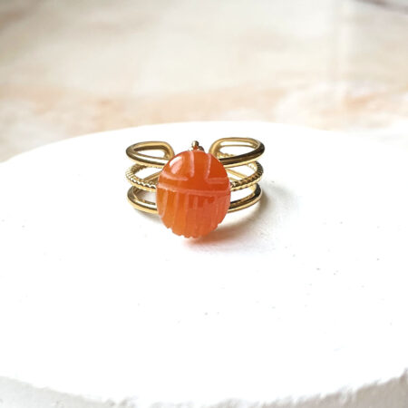 Bague SCARA cornaline