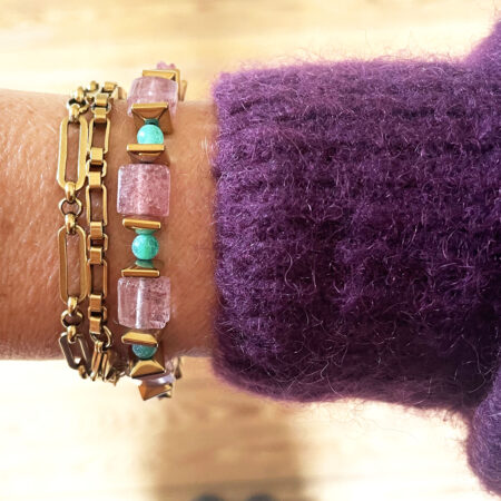 Bracelet SELENE rose