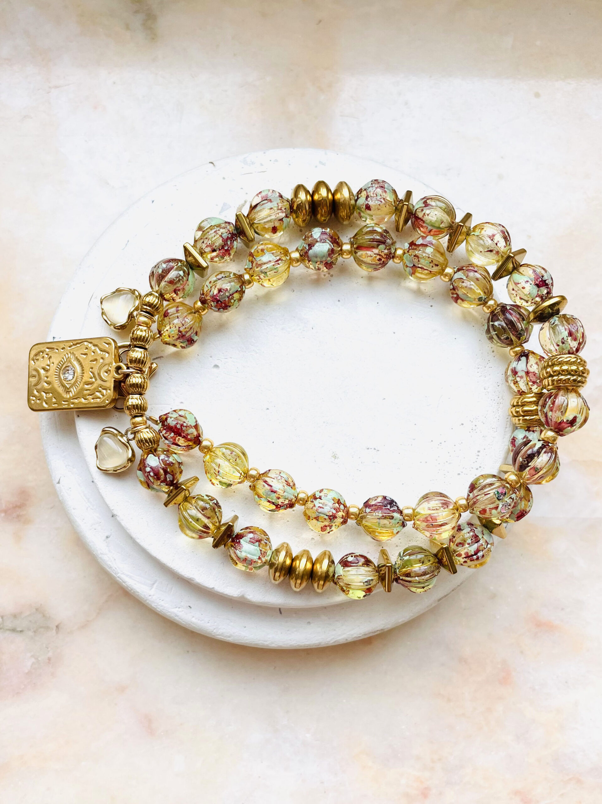 Collier AMBRE beige – Image 4