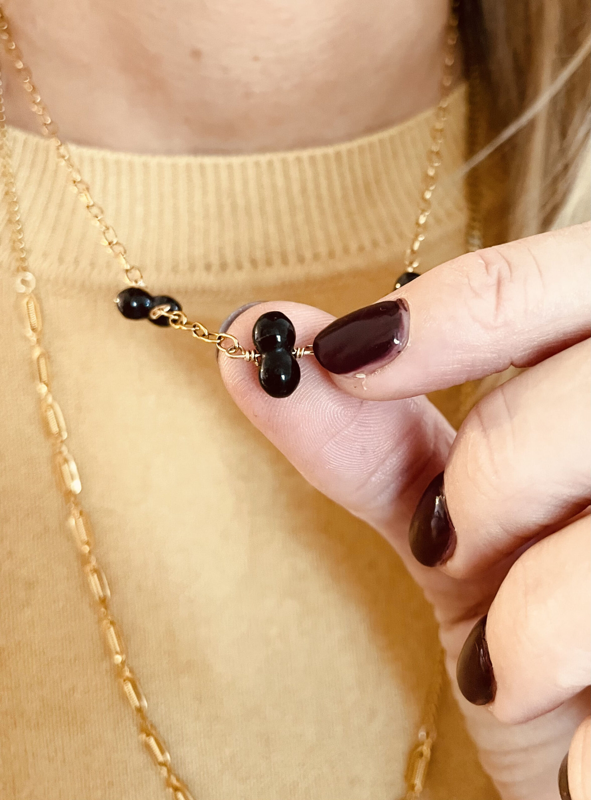 Collier CANDICE noir – Image 6