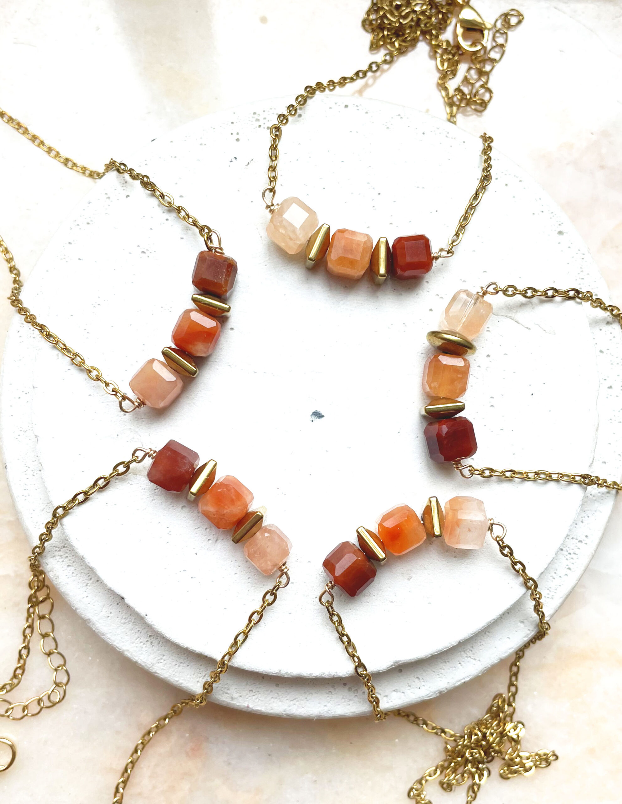 Collier JULIE camel