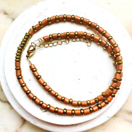 Collier ODETTE camel
