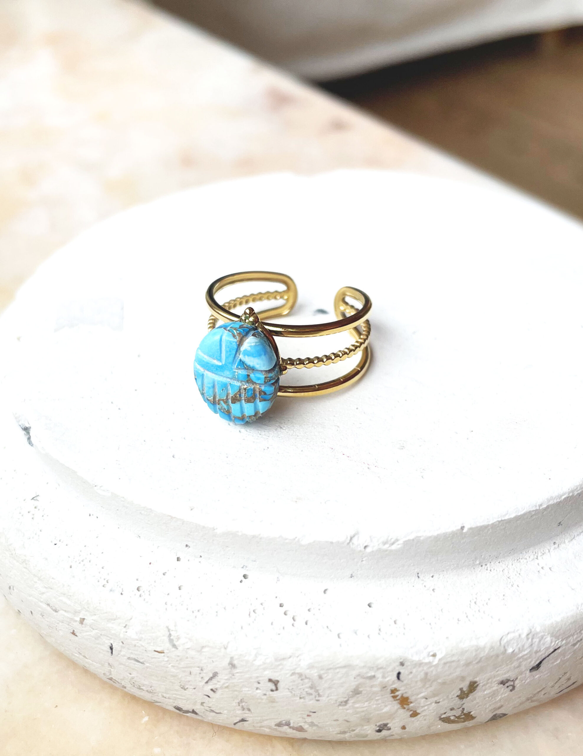 Bague SCARA turquoise